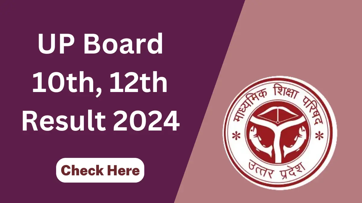 UP Board Result 2024 Out (Link Active) Check Class10th, 12th Result @upresults.nic.in